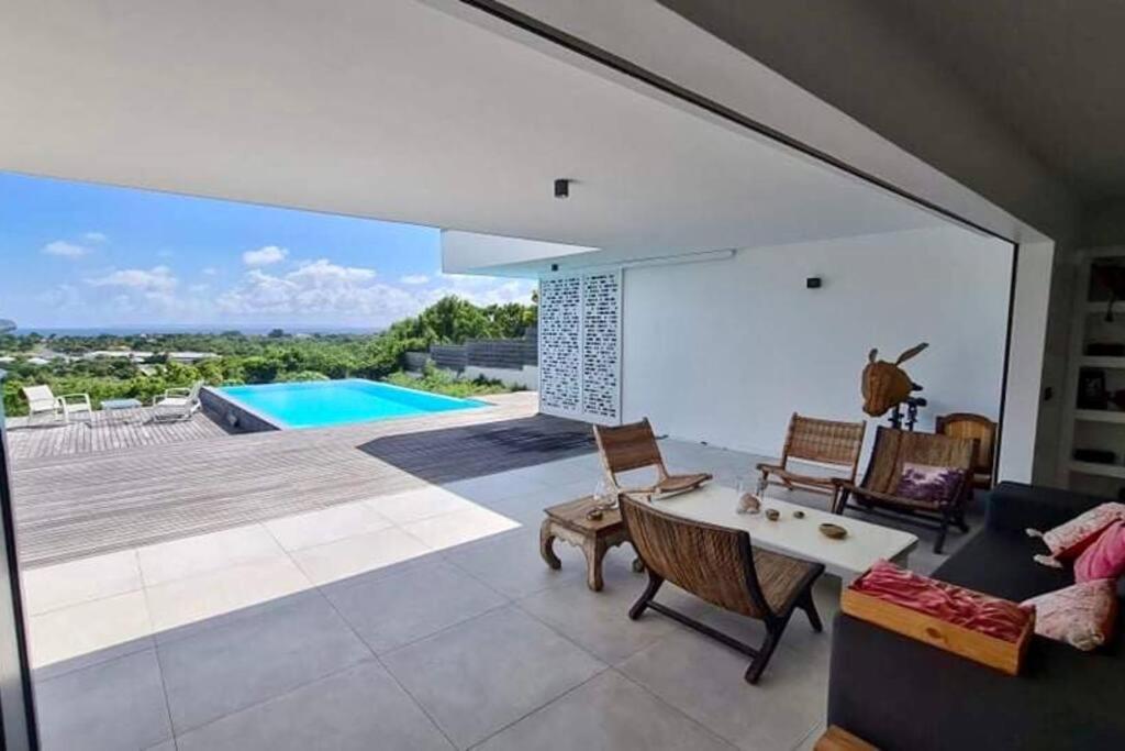 Villa Miss M. Magnifique Villa Contemporaine Neuve Vue Mer 圣弗朗索瓦 外观 照片