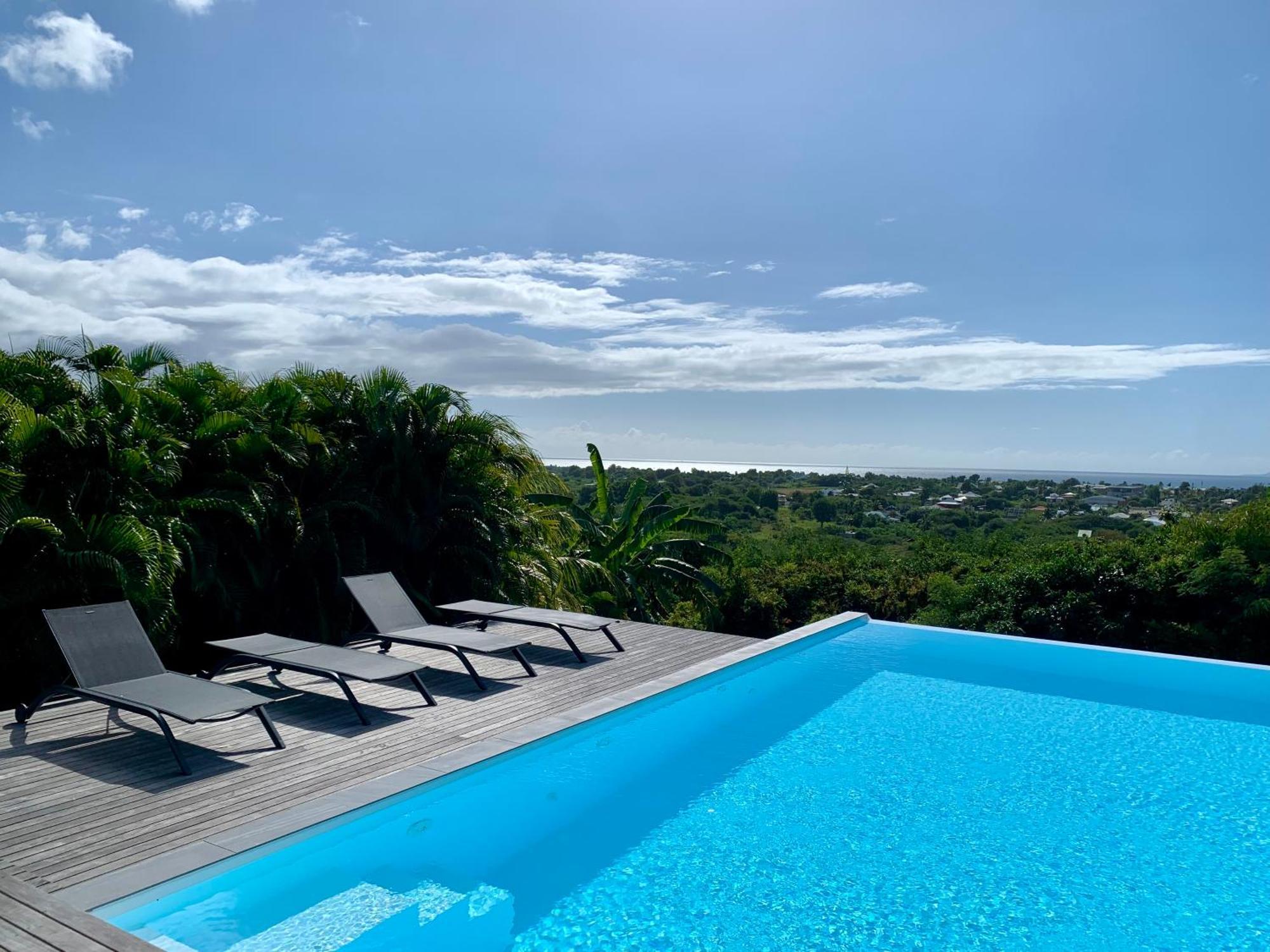 Villa Miss M. Magnifique Villa Contemporaine Neuve Vue Mer 圣弗朗索瓦 外观 照片